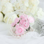 48 Roses 1" Pink Real Touch Artificial DIY Foam Rose Flowers With Stem, Craft Rose Buds - Bell Racket Store