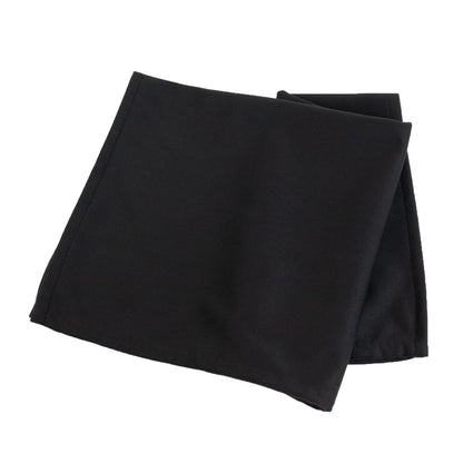 5 Pack Black Scuba Napkins â€“ 17"x17", Wrinkle - Free & Stain Resistant Cloth Napkins - Bell Racket Store
