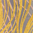 5 Pack Chair Sash Bands with Wave Embroidered Sequins Rose Gold/Gold - Bell Racket Store