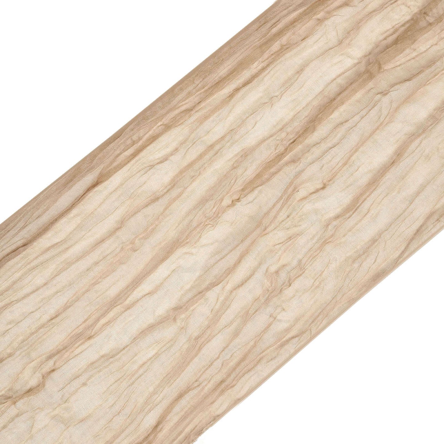 5 Pack Cheesecloth Gauze 16"x88" Chair Sashes Beige - Boho Chair Decorations - Bell Racket Store