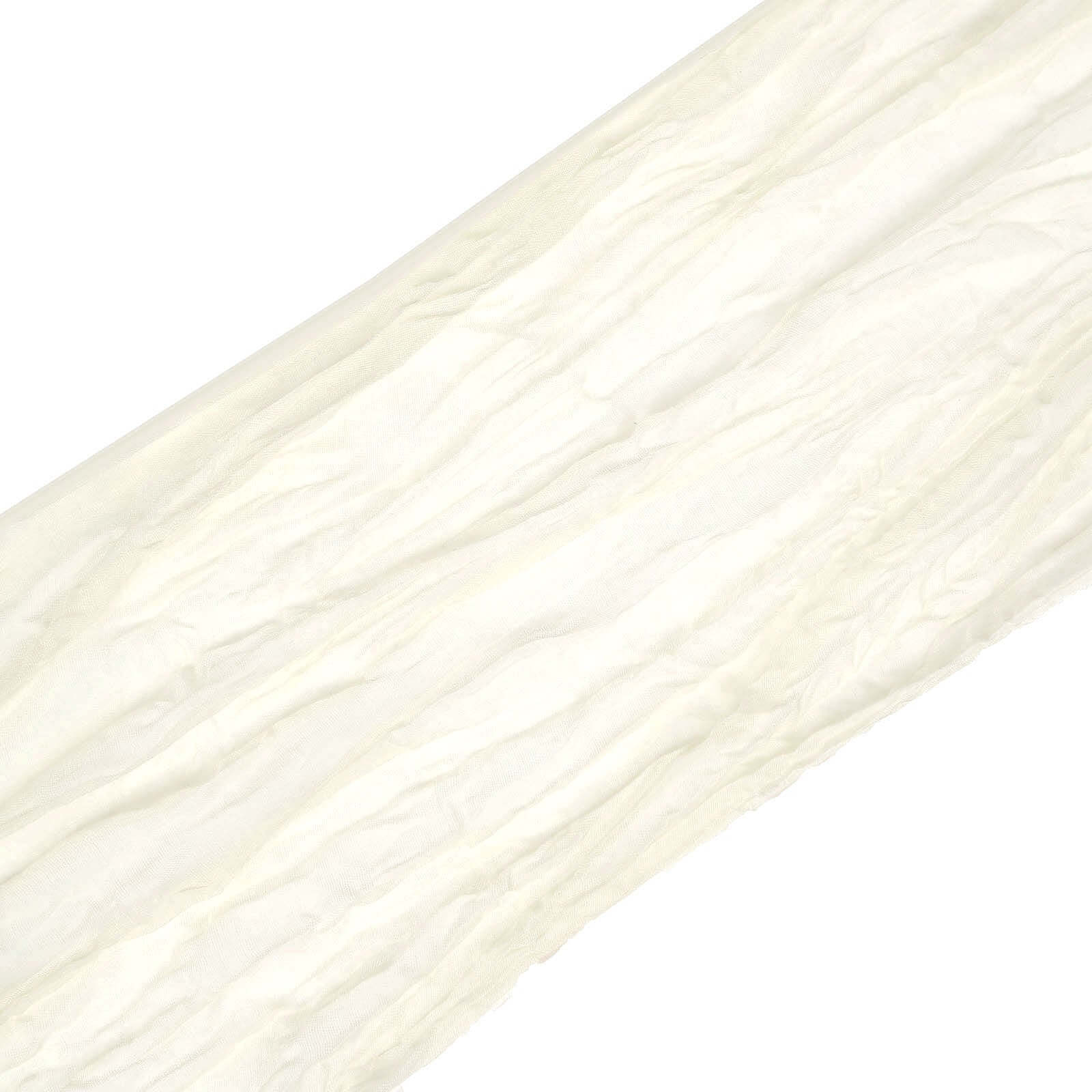 5 Pack Cheesecloth Gauze 16"x88" Chair Sashes Cream - Boho Chair Decorations - Bell Racket Store