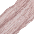 5 Pack Cheesecloth Gauze 16"x88" Chair Sashes Dusty Rose - Stylish Boho Decor for Weddings & Gatherings - Bell Racket Store