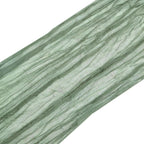 5 Pack Cheesecloth Gauze 16"x88" Chair Sashes Dusty Sage Green - Boho Chair Decorations - Bell Racket Store