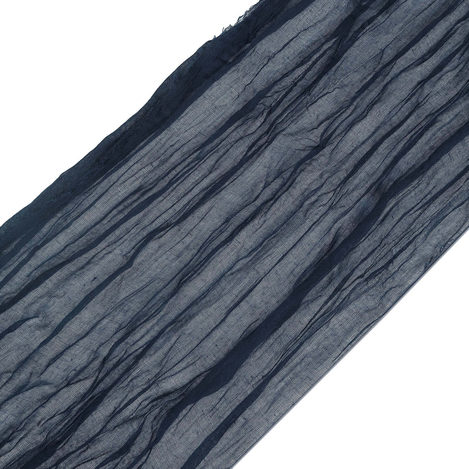 5 Pack Cheesecloth Gauze 16"x88" Chair Sashes Navy Blue - Boho Chair Decorations - Bell Racket Store