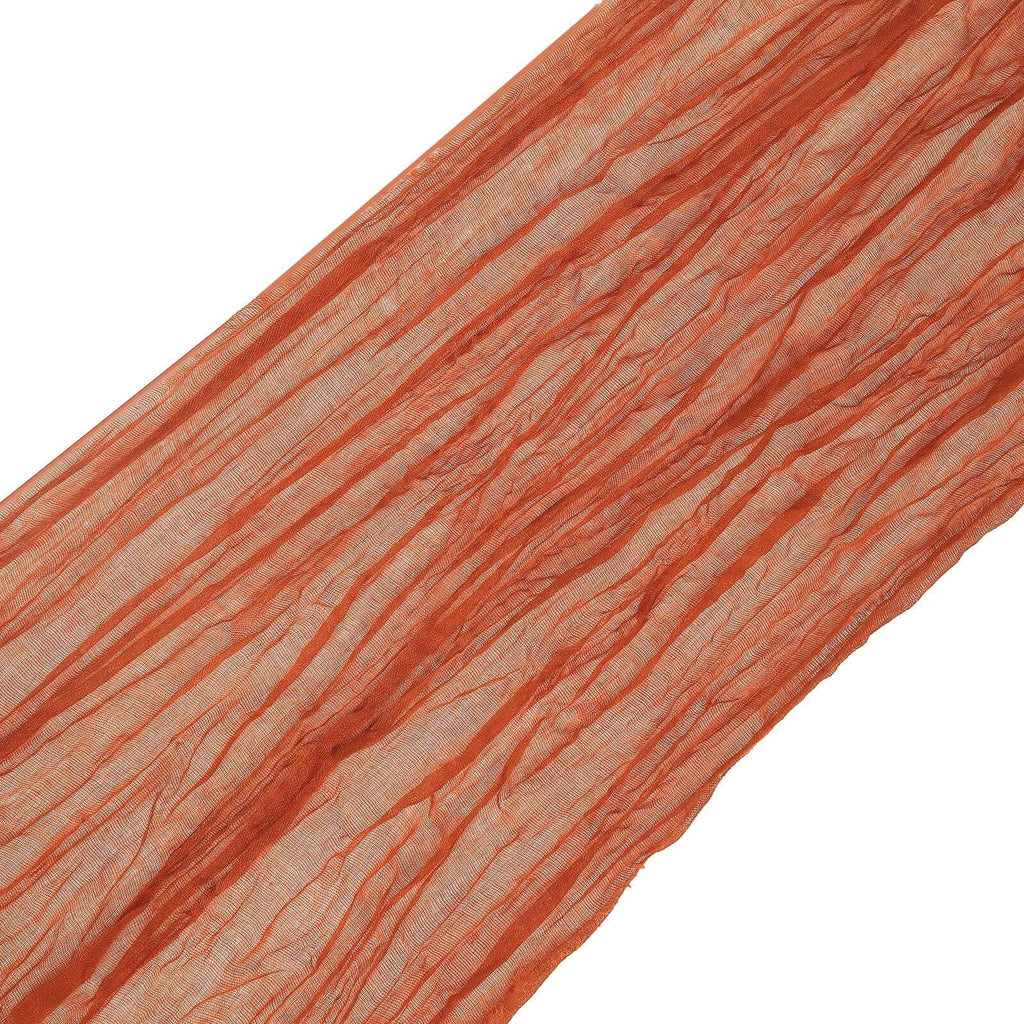 5 Pack Cheesecloth Gauze 16"x88" Chair Sashes Terracotta (Rust) - Boho Chair Decorations - Bell Racket Store