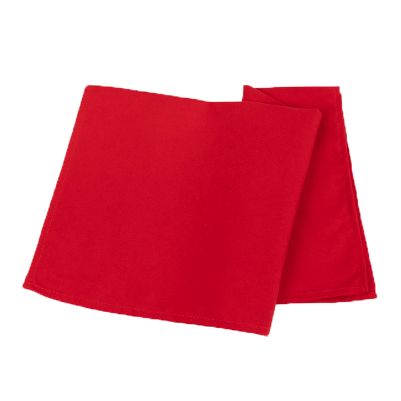 5 Pack Cotton Blend 20"x20" Napkins Red - Wrinkle - Resistant & Washable Dinner Napkins - Bell Racket Store