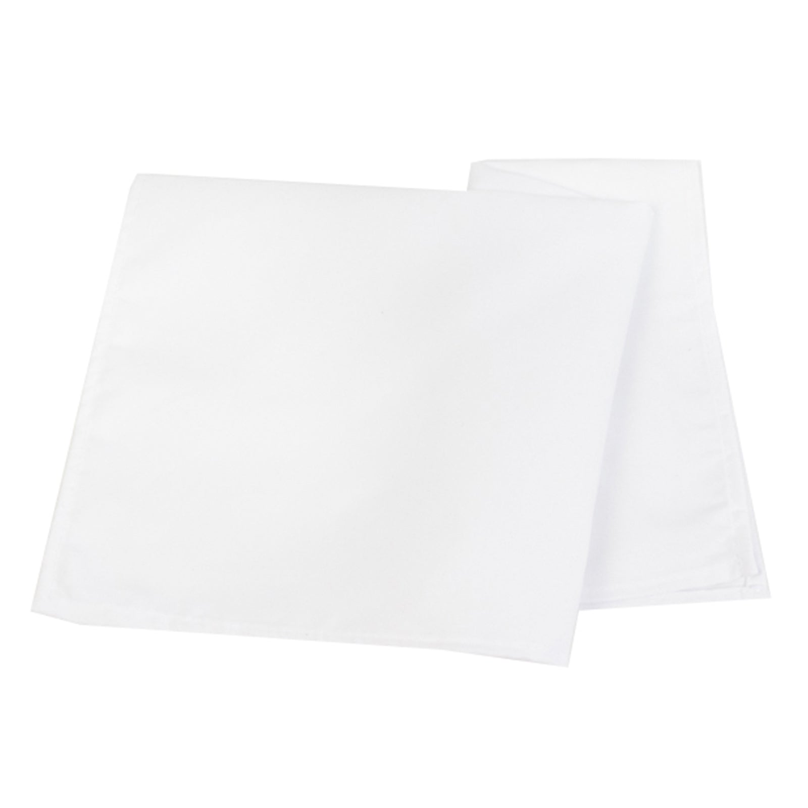 5 Pack Cotton Blend 20"x20" Napkins White - Wrinkle - Resistant & Washable Dinner Napkins for Everyday Use - Bell Racket Store