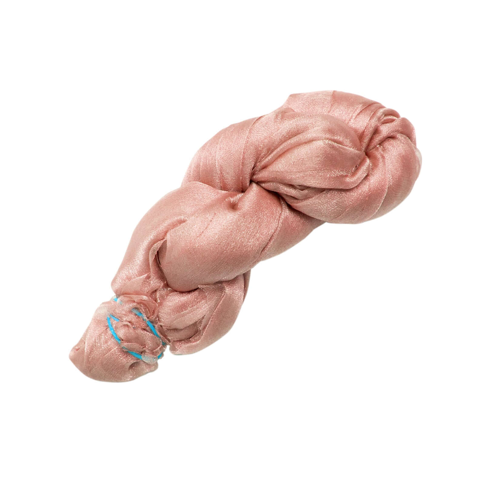 5 Pack Crinkled Organza 21"x21" Napkins Dusty Rose - Rustic Style Dinner & Party Napkins - Bell Racket Store