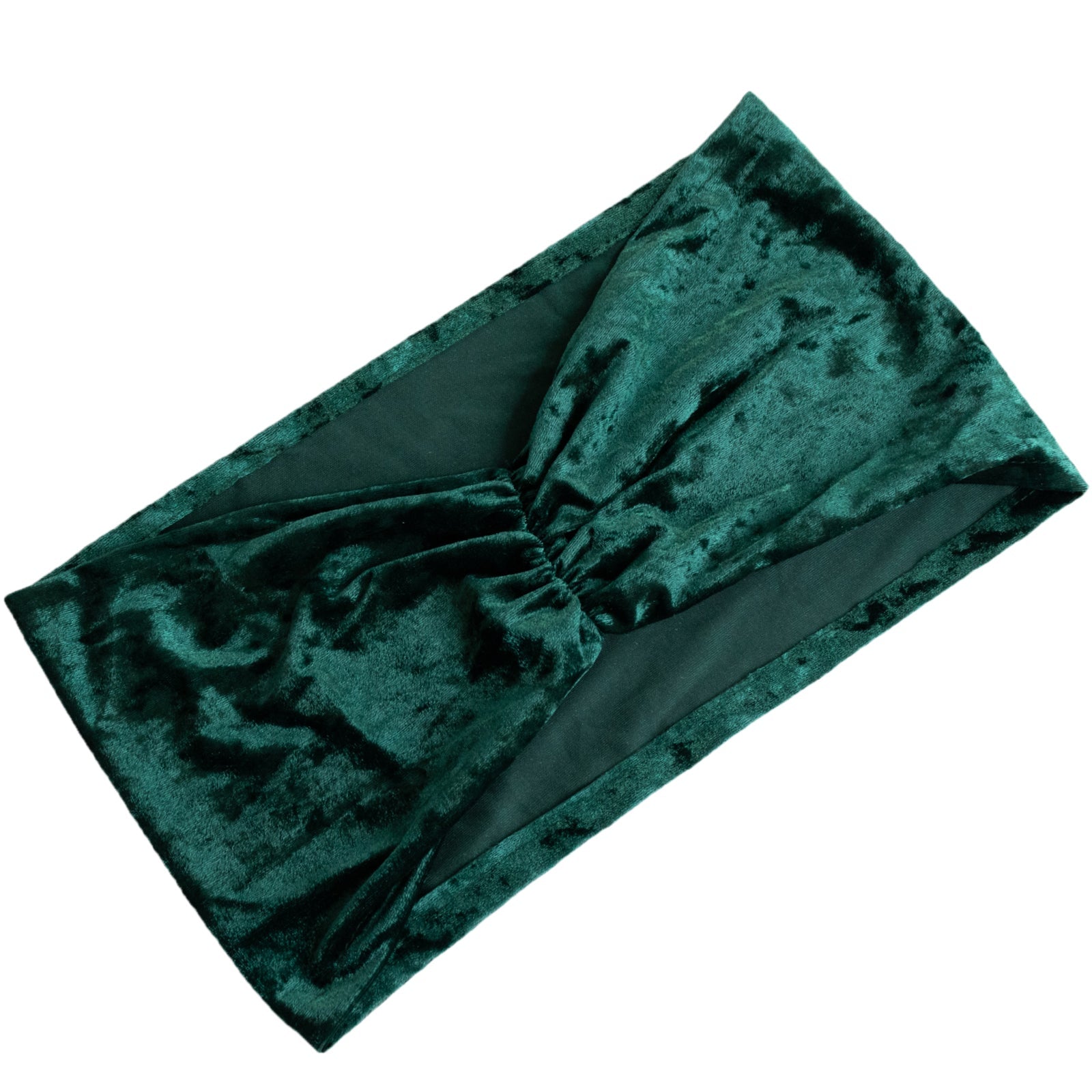 5 Pack Crushed Velvet Chair Bands Hunter Emerald Green Wide Ruffle Style - Textured Chair Sashes for Stunning Event Decor - 8"x15" - Bell Racket Store
