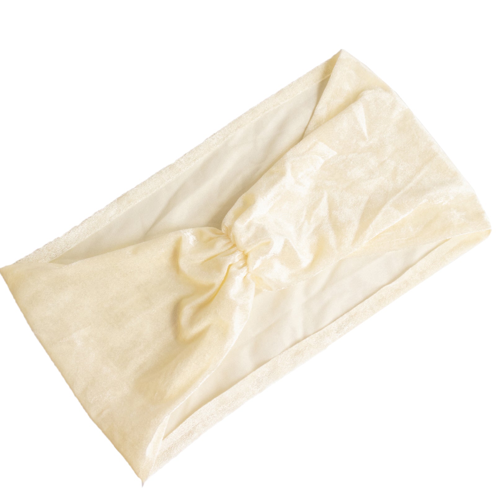 5 Pack Crushed Velvet Chair Bands Ivory Wide Ruffle Style - Textured Chair Sashes for Stunning Event Decor - 8"x15" - Bell Racket Store