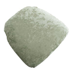 5 Pack Crushed Velvet Seat Pad Covers for Chiavari Chairs â€“ Sage Green Fitted Dining Chair Cushion Slipcovers, Washable & Reusable - Bell Racket Store