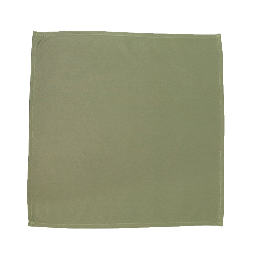 5 Pack Dusty Sage Green Scuba Napkins â€“ 17"x17", Wrinkle - Free & Stain Resistant Cloth Napkins - Bell Racket Store