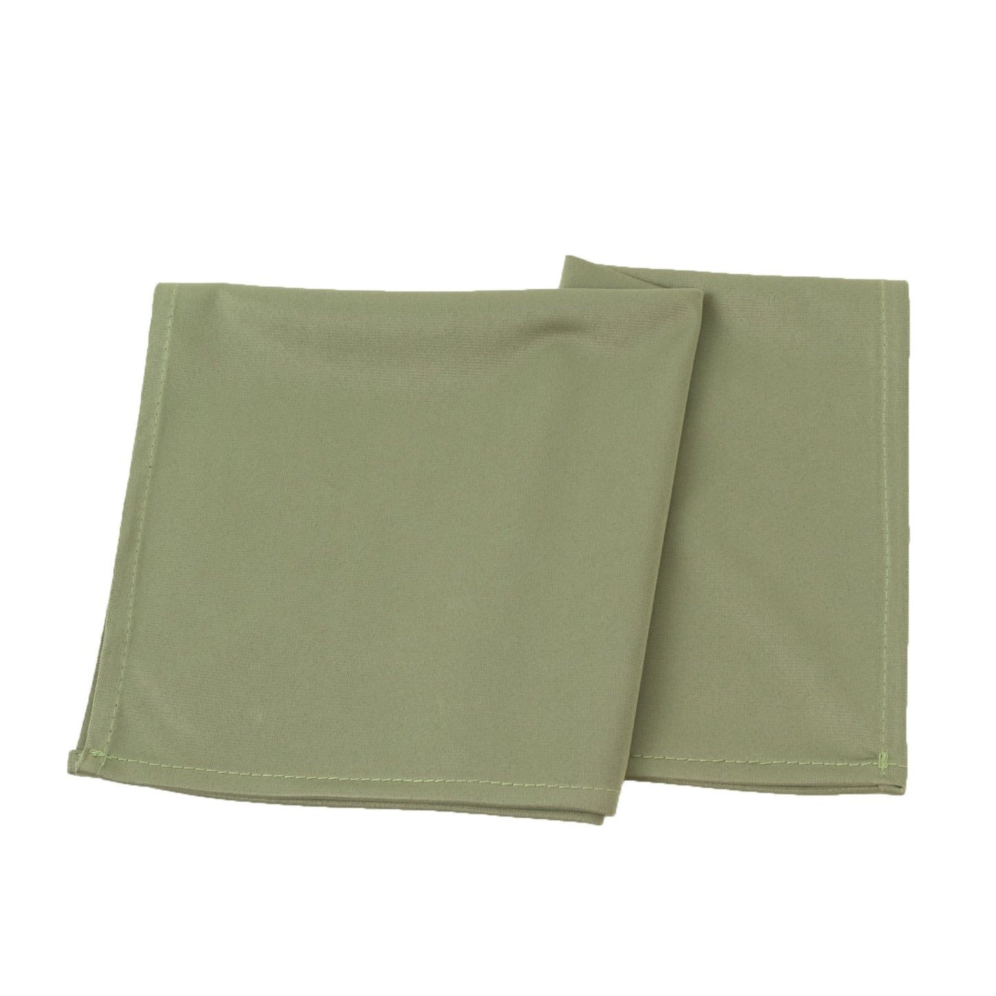 5 Pack Dusty Sage Green Scuba Napkins â€“ 17"x17", Wrinkle - Free & Stain Resistant Cloth Napkins - Bell Racket Store