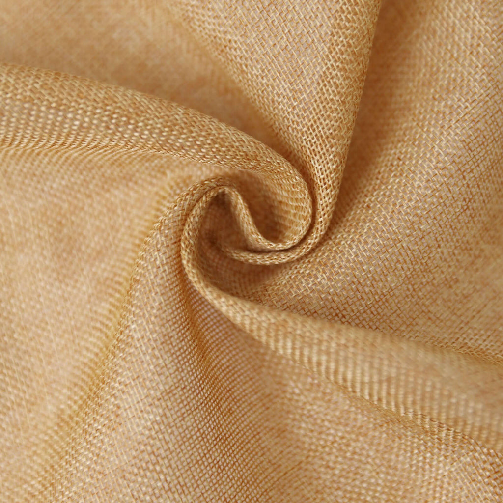 5 Pack Faux Jute 19"x19" Napkins Gold - Authentic Burlap Look Cloth Napkins for Rustic Boho Weddings & Parties - Bell Racket Store