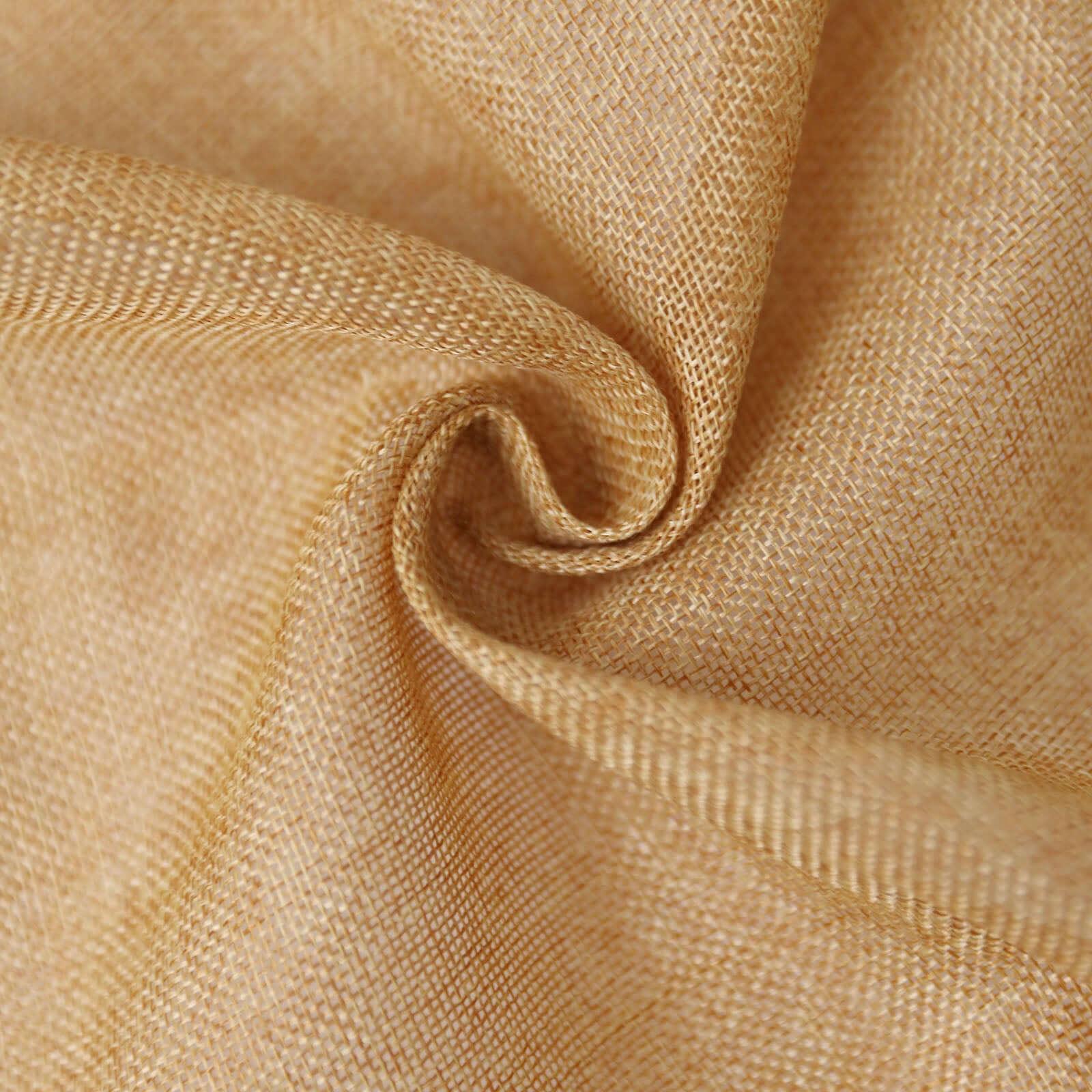 5 Pack Faux Jute 19"x19" Napkins Gold - Authentic Burlap Look Cloth Napkins for Rustic Boho Weddings & Parties - Bell Racket Store