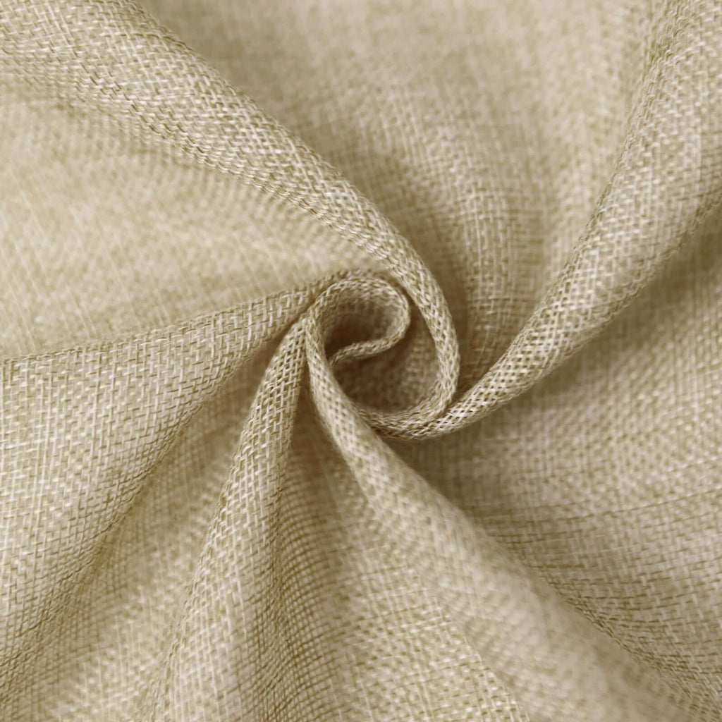 5 Pack Faux Jute 19"x19" Napkins Natural - Authentic Burlap Look Cloth Napkins - Bell Racket Store