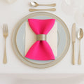 5 Pack Fuchsia Scuba Napkins â€“ 17"x17", Wrinkle - Free & Stain Resistant Cloth Napkins - Bell Racket Store