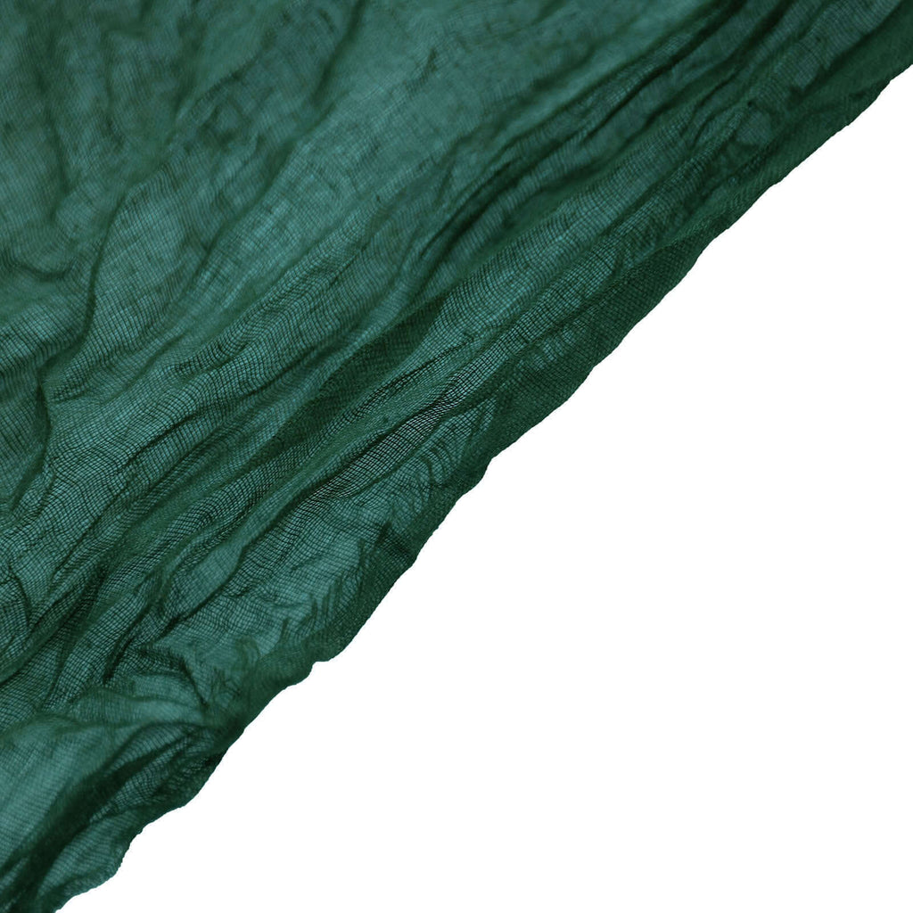 5 Pack Gauze Cheesecloth 24"x19" Napkins Hunter Emerald Green Reusable Dinner Napkins - Bell Racket Store