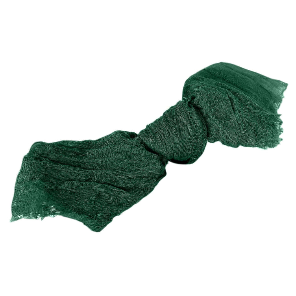 5 Pack Gauze Cheesecloth 24"x19" Napkins Hunter Emerald Green Reusable Dinner Napkins - Bell Racket Store