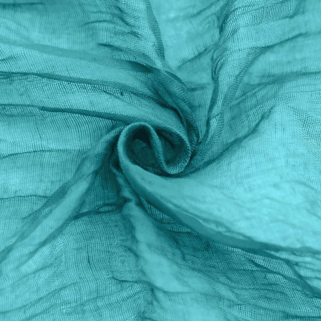 5 Pack Gauze Cheesecloth 24"x19" Napkins Peacock Teal Reusable Dinner Napkins - Bell Racket Store