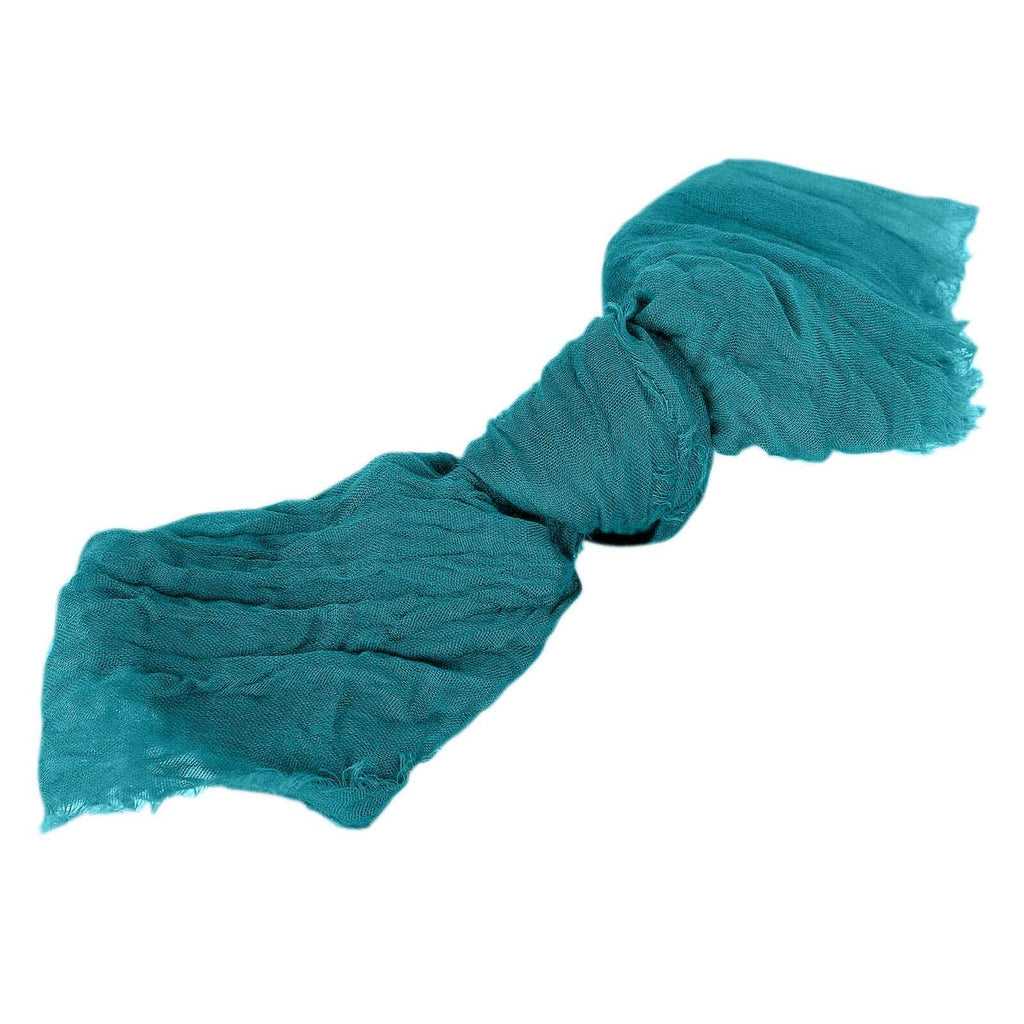 5 Pack Gauze Cheesecloth 24"x19" Napkins Peacock Teal Reusable Dinner Napkins - Bell Racket Store