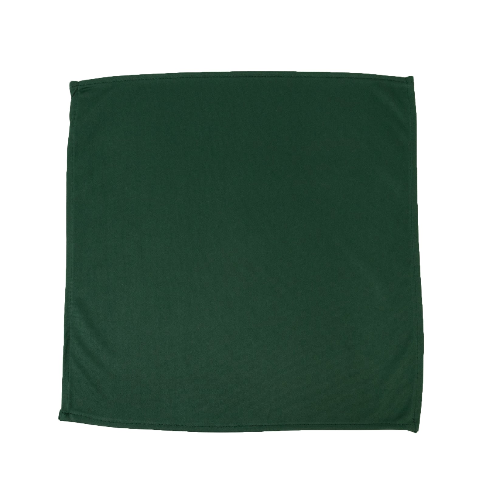 5 Pack Hunter Emerald Green Scuba Napkins â€“ 17"x17", Wrinkle - Free & Stain Resistant Cloth Napkins - Bell Racket Store