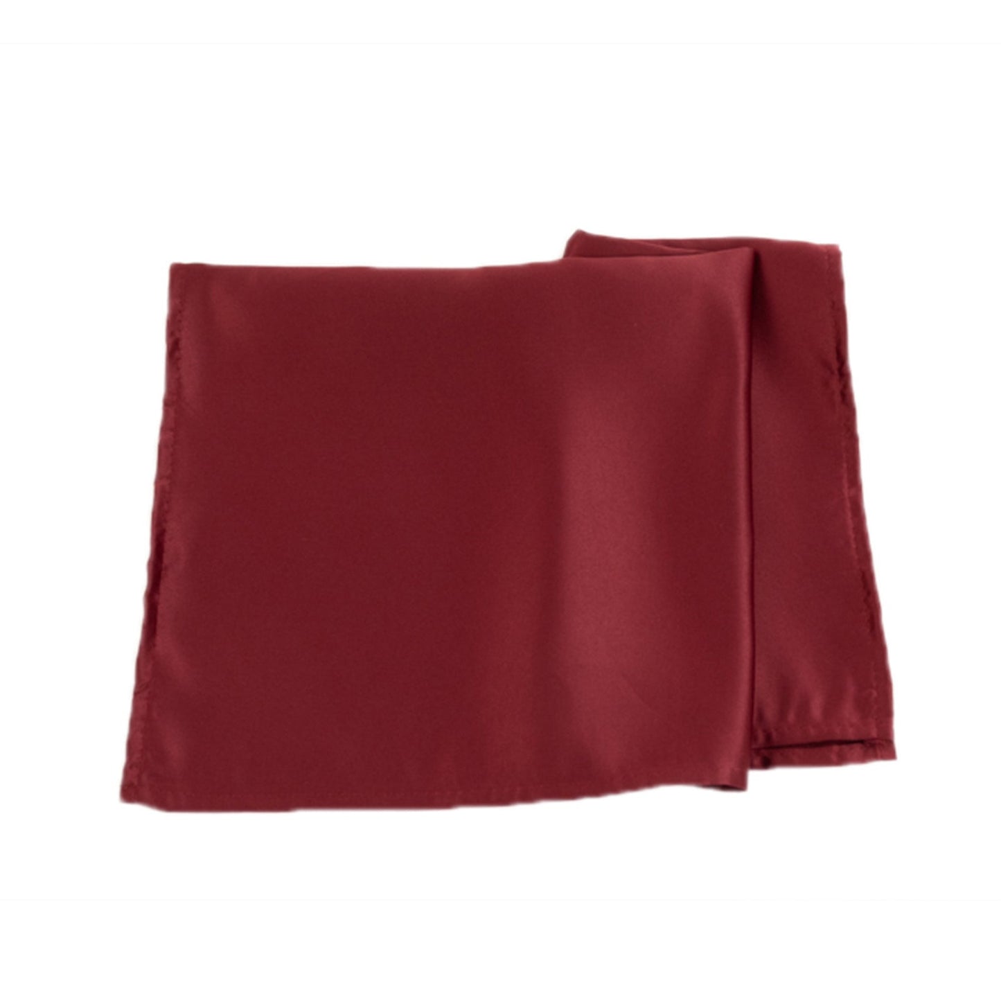 5 Pack Lamour Satin 20"x20" Napkins Burgundy - Soft Matte Finish Dinner Napkins - Bell Racket Store