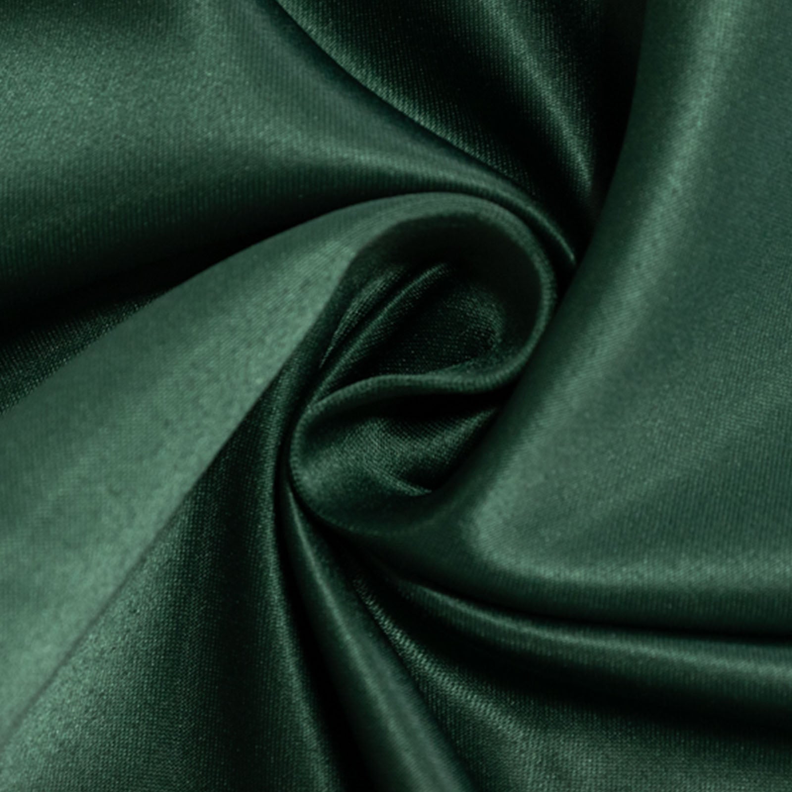5 Pack Lamour Satin 20"x20" Napkins Hunter Emerald Green - Soft Matte Finish Dinner Napkins - Bell Racket Store