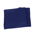 5 Pack Lamour Satin 20"x20" Napkins Navy Blue - Soft Matte Finish Dinner Napkins - Bell Racket Store