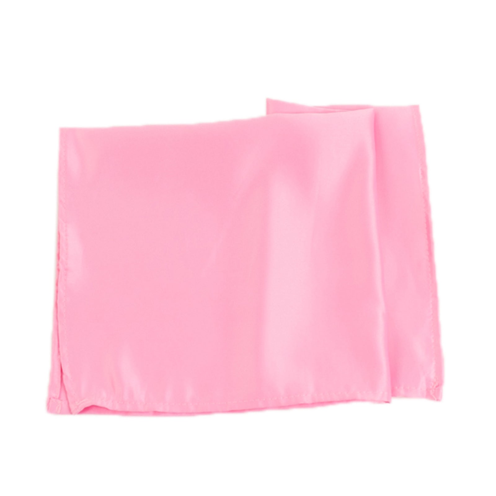5 Pack Lamour Satin 20"x20" Napkins Pink - Soft Matte Finish Dinner Napkins - Bell Racket Store