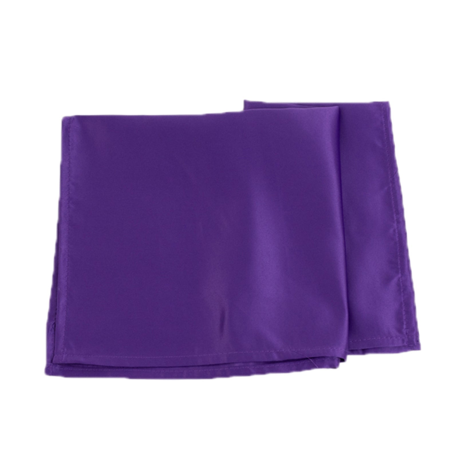 5 Pack Lamour Satin 20"x20" Napkins Purple - Soft Matte Finish Dinner Napkins - Bell Racket Store