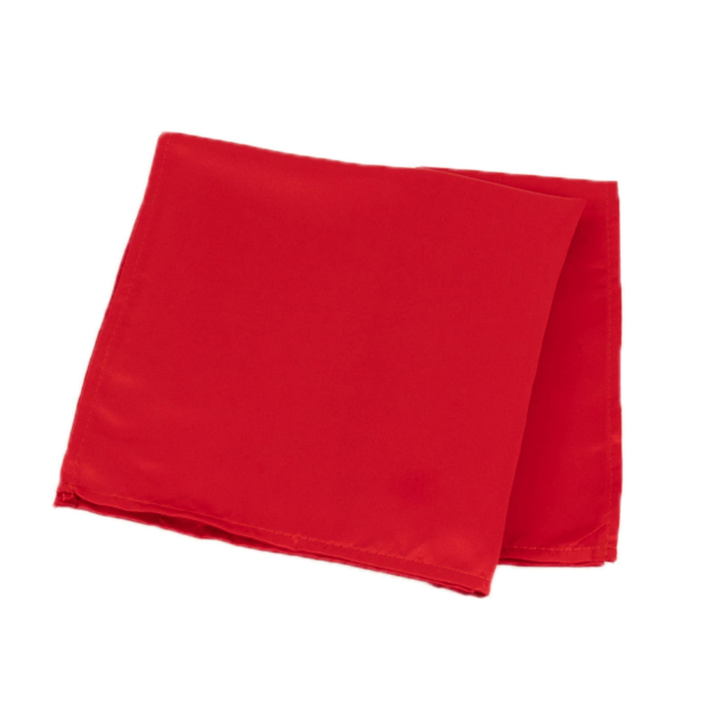 5 Pack Lamour Satin 20"x20" Napkins Red - Soft Matte Finish Dinner Napkins - Bell Racket Store