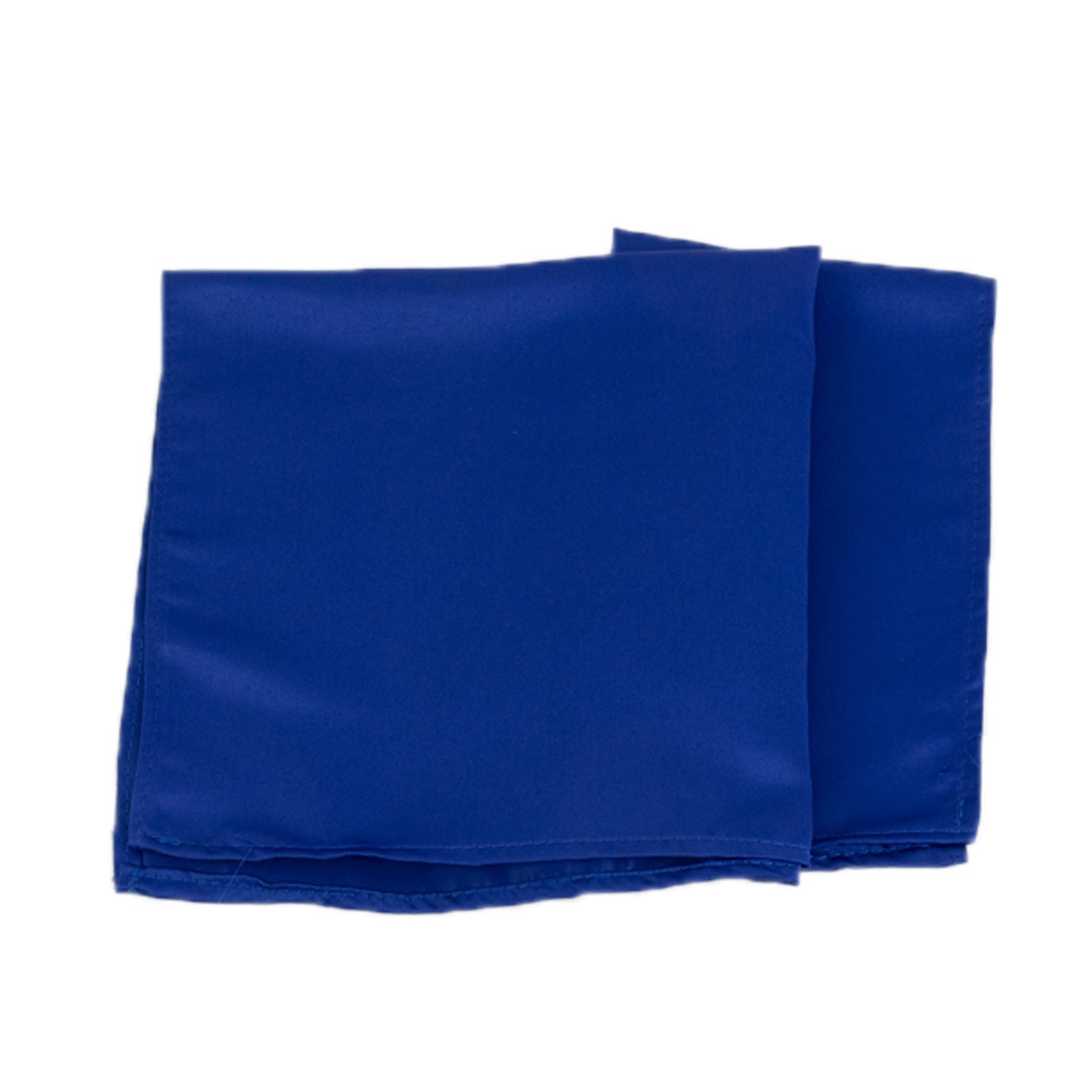 5 Pack Lamour Satin 20"x20" Napkins Royal Blue - Soft Matte Finish Dinner Napkins - Bell Racket Store