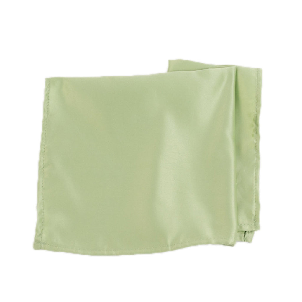 5 Pack Lamour Satin 20"x20" Napkins Sage Green - Soft Matte Finish Dinner Napkins - Bell Racket Store