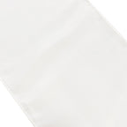 5 Pack Lamour Satin 6"x106" Chair Sashes Ivory - Stylish Reusable Decorative Bows - Bell Racket Store
