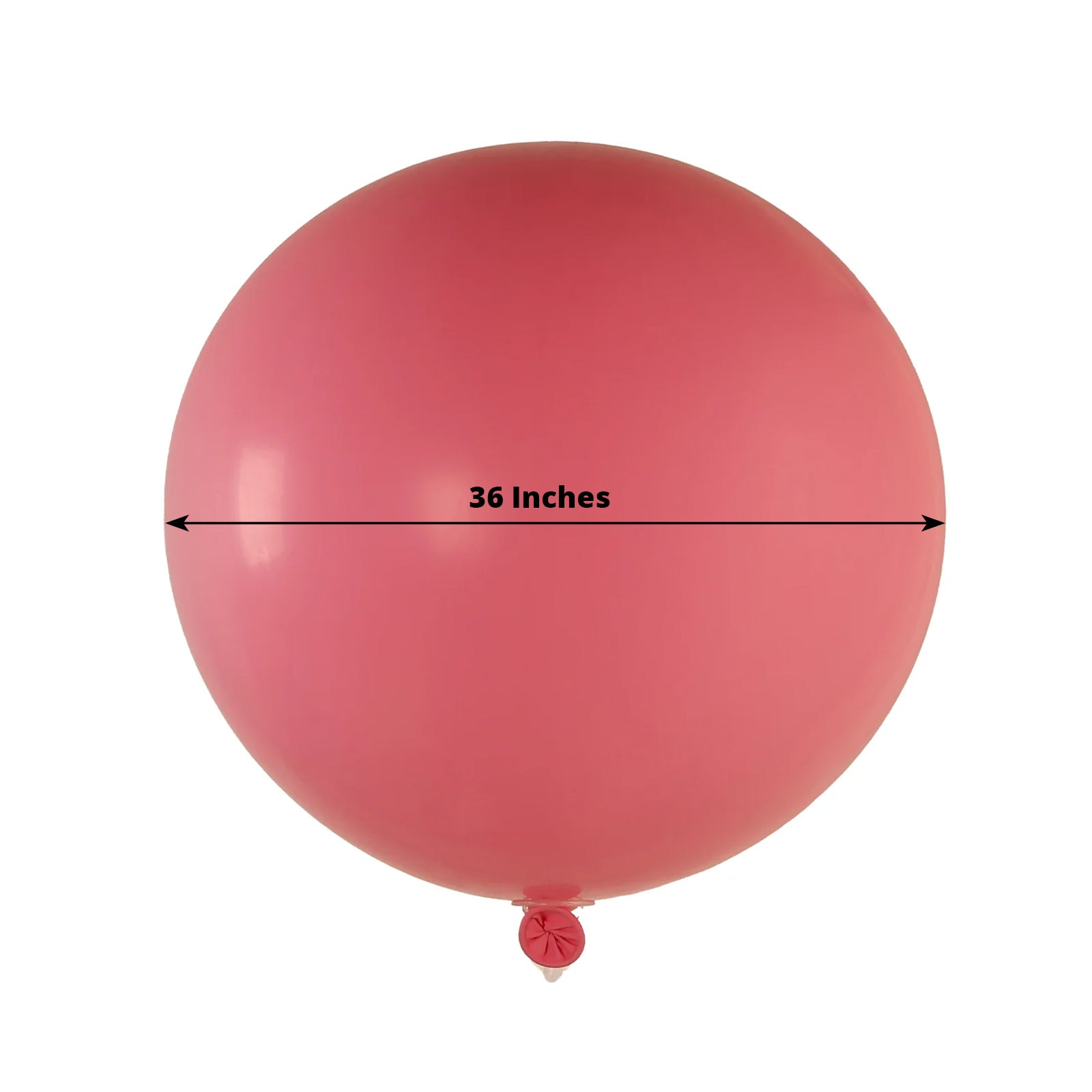 5 Pack Large Matte Pastel Pink Biodegradable Balloons, 36" Round Eco - friendly Thickened Latex Party Balloons - Bell Racket Store
