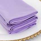 5 Pack Lavender Lilac Scuba Napkins â€“ 17"x17", Wrinkle - Free & Stain Resistant Cloth Napkins - Bell Racket Store