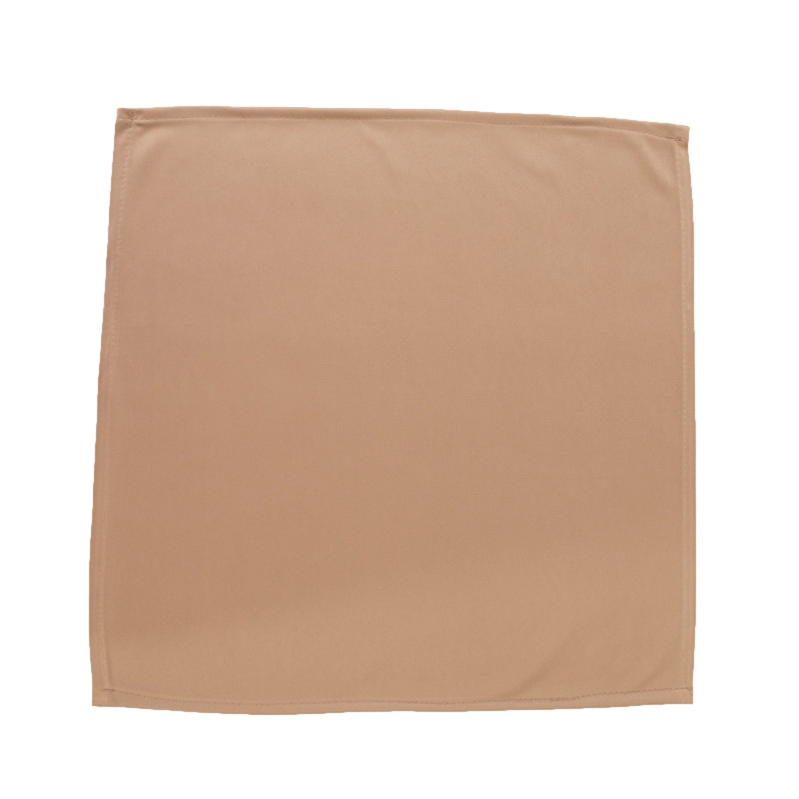 5 Pack Nude Scuba Napkins â€“ 17"x17", Wrinkle - Free & Stain Resistant Cloth Napkins - Bell Racket Store