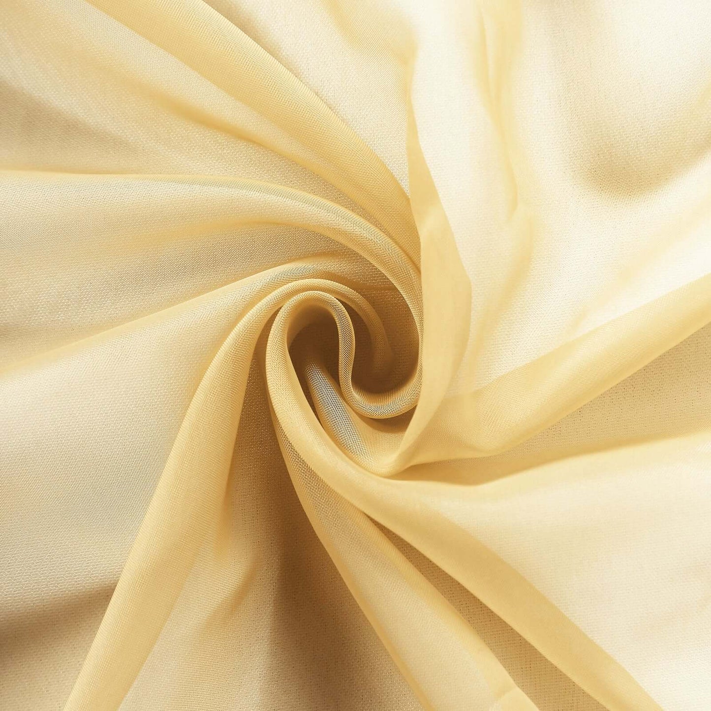 5 Pack Organza Chair Sashes Gold - Timeless Reusable Sheer Chair Bows for Chic Events 6"x108" - NestOCart
