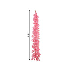 5 Pack Pink Artificial Cherry Blossom Floral Garland, 6ft Silk Flower Hanging Vines - Bell Racket Store