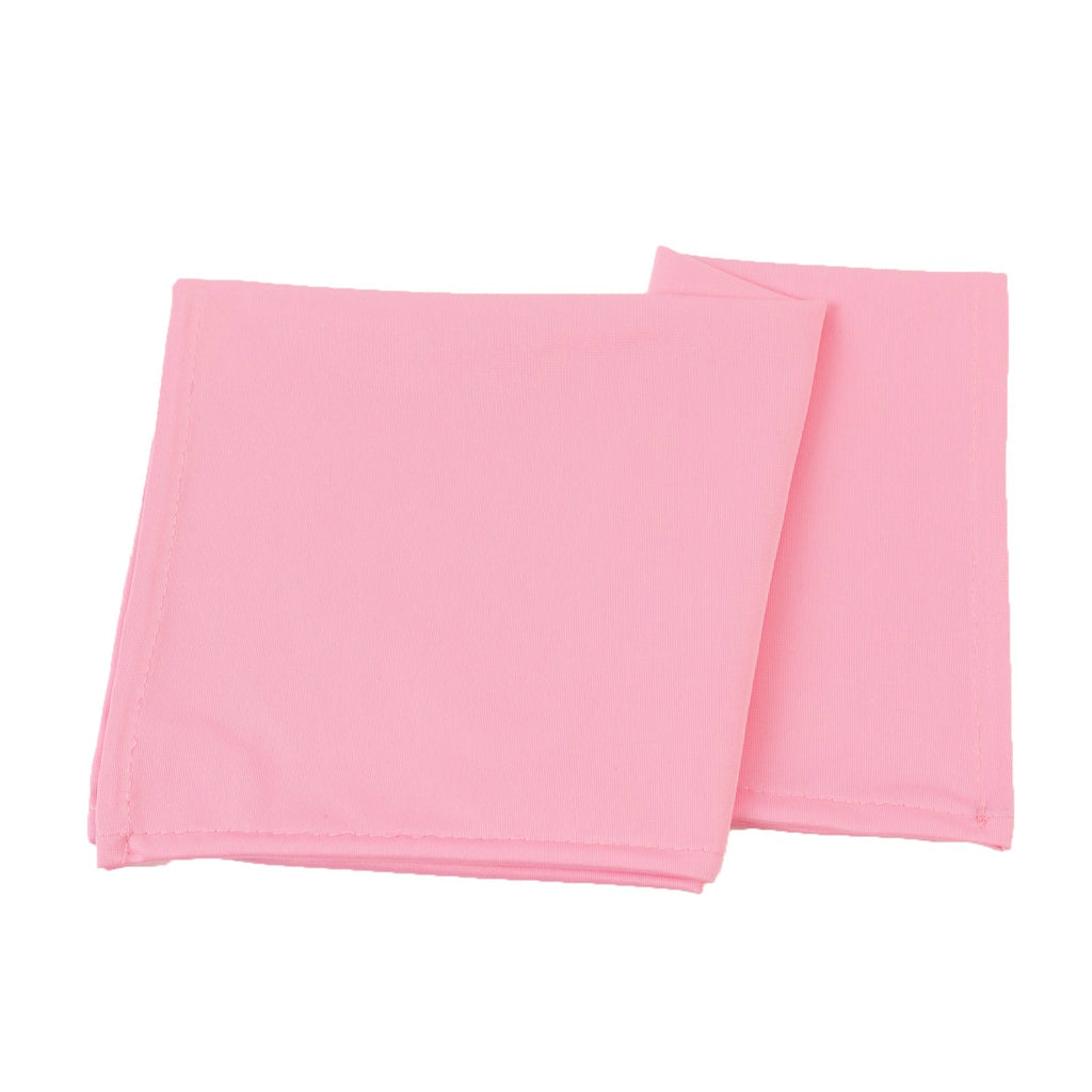 5 Pack Pink Scuba Napkins â€“ 17"x17", Wrinkle - Free & Stain Resistant Cloth Napkins - Bell Racket Store