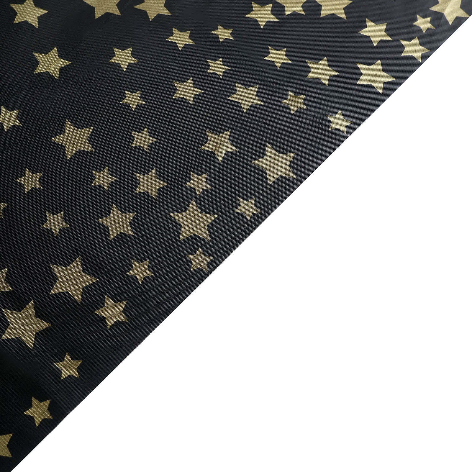 5 - Pack Plastic Table Covers Black Rectangle with Gold Stars - Decorative PVC Disposable Tablecloths 54"x108" - Bell Racket Store