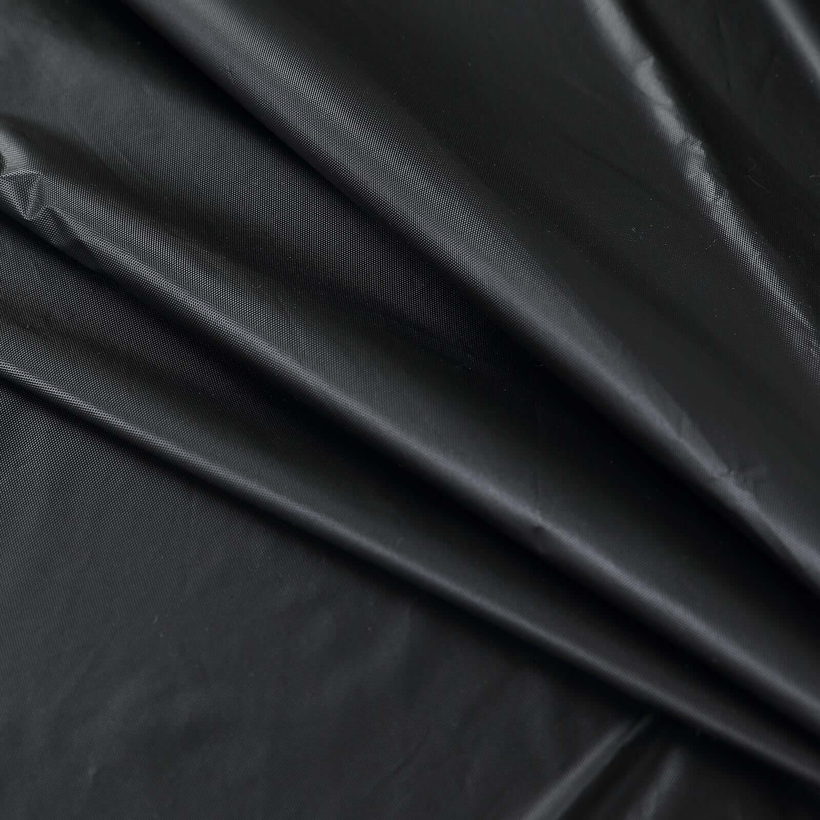 5 - Pack Plastic Table Covers Black Round - Durable PVC Disposable Tablecloths for Events 84" - Bell Racket Store