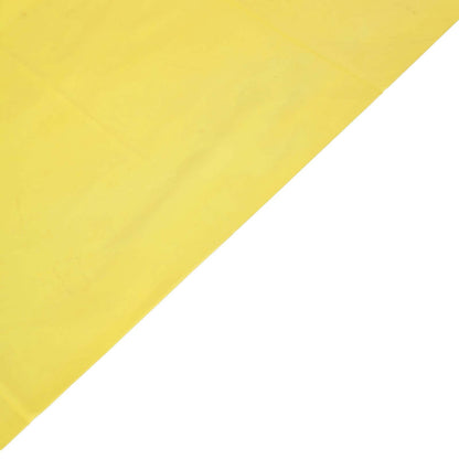 5 - Pack Plastic Table Covers Yellow Rectangle - Reliable PVC Disposable Covers for Gatherings 54"x108" - NestOCart