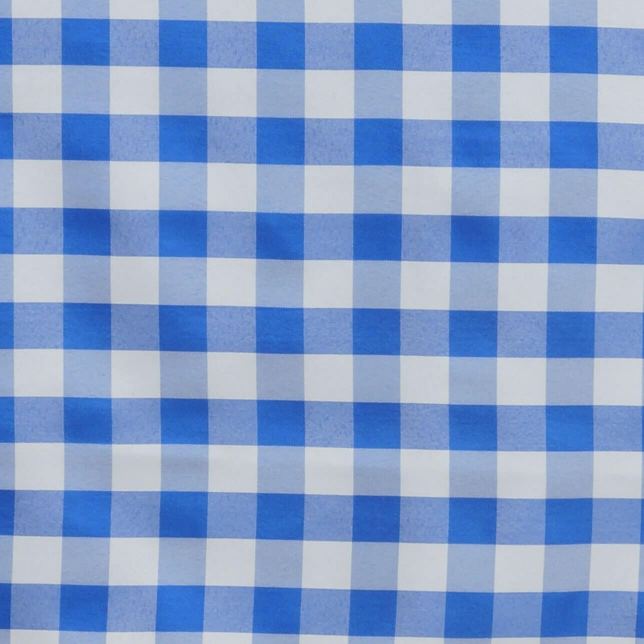 5 Pack Polyester 15"x15" Napkins Blue/White Buffalo Plaid Gingham Style Cloth Napkins - NestOCart