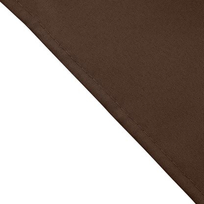 5 Pack Polyester 17"x17" Napkins Chocolate - Durable & Wrinkle Resistant Dinner Napkins - NestOCart