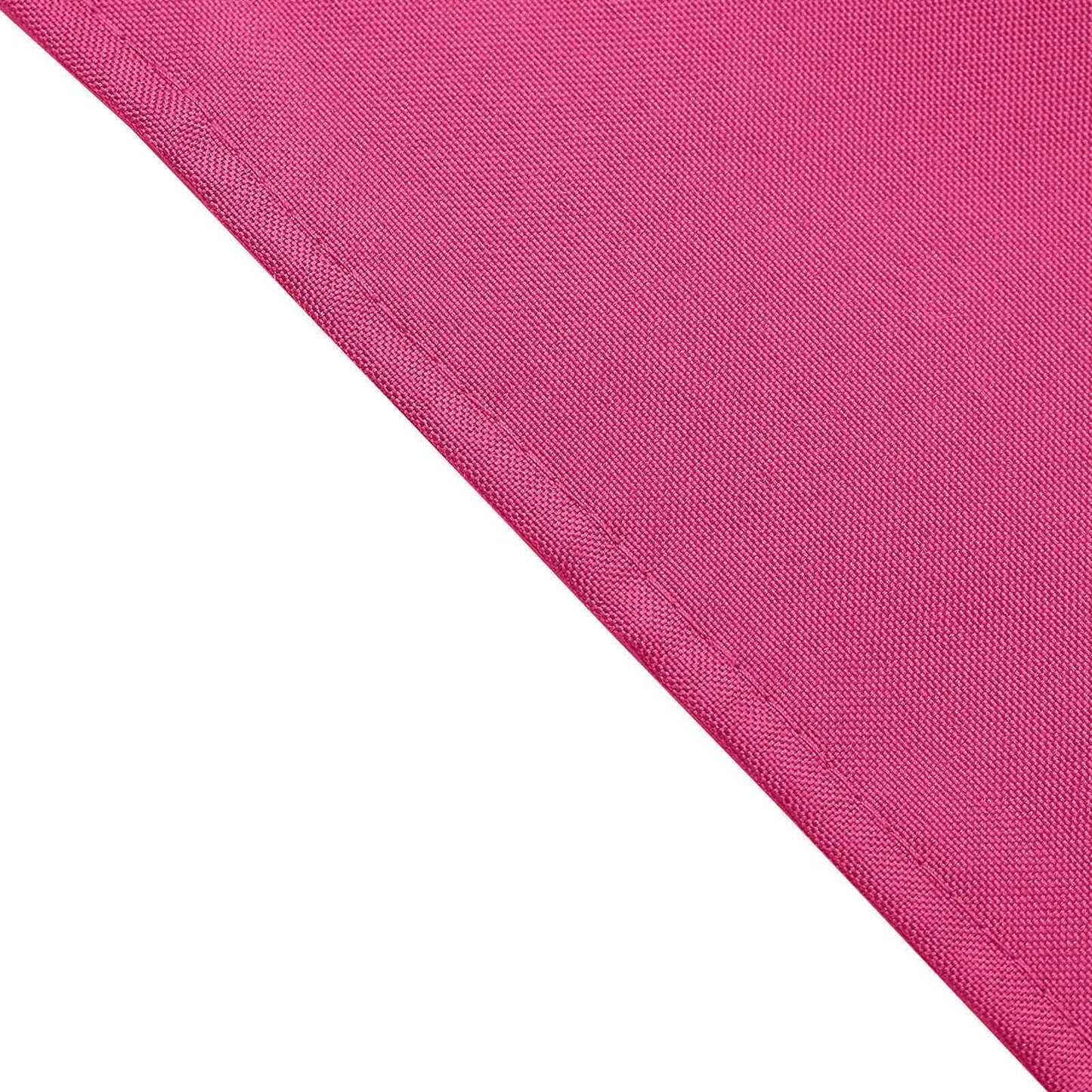 5 Pack Polyester 17"x17" Napkins Fuchsia - Durable & Wrinkle Resistant Dinner Napkins - NestOCart