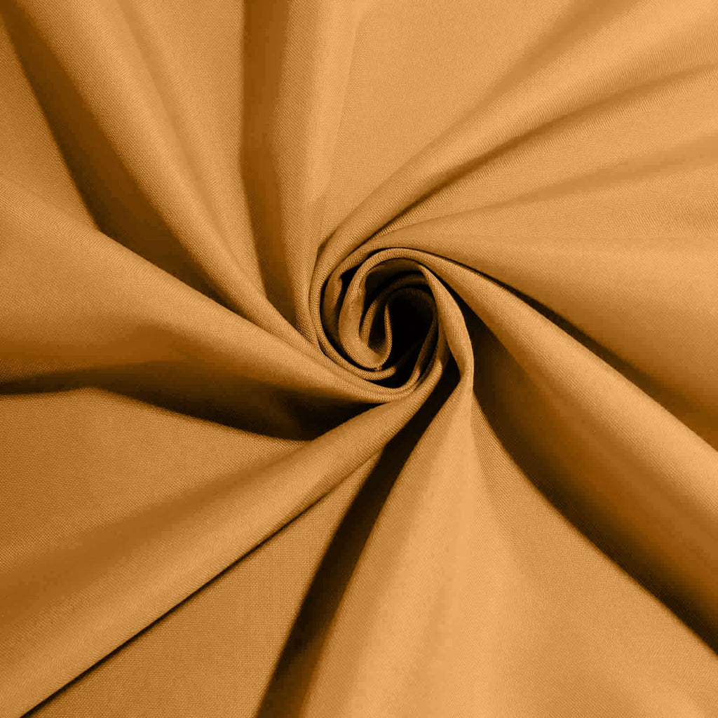 5 Pack Polyester 17"x17" Napkins Gold - Durable & Wrinkle Resistant Dinner Napkins for Everyday Dining & Events - Bell Racket Store