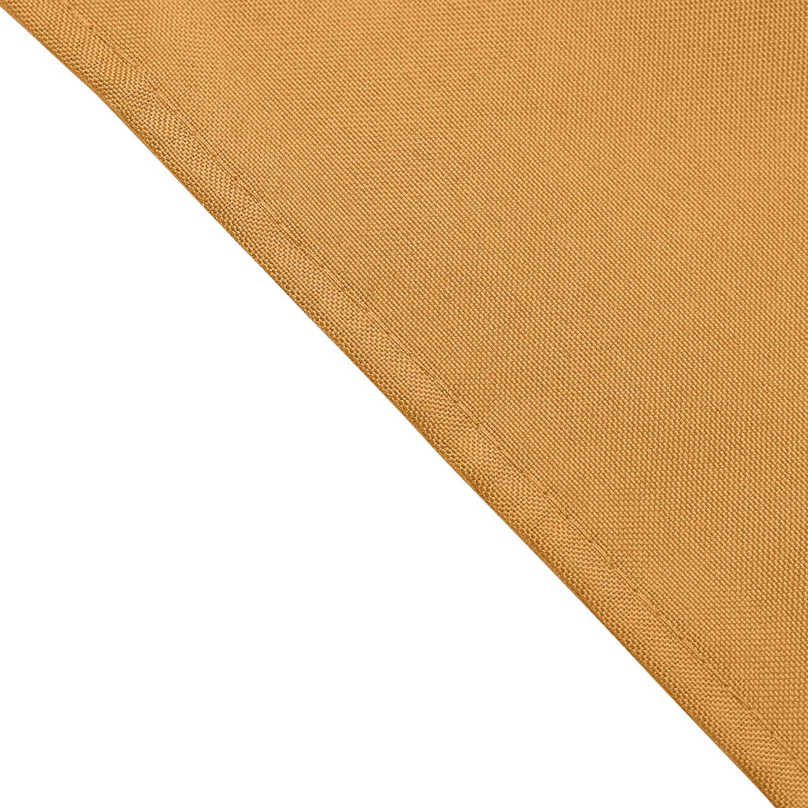 5 Pack Polyester 17"x17" Napkins Gold - Durable & Wrinkle Resistant Dinner Napkins for Everyday Dining & Events - Bell Racket Store