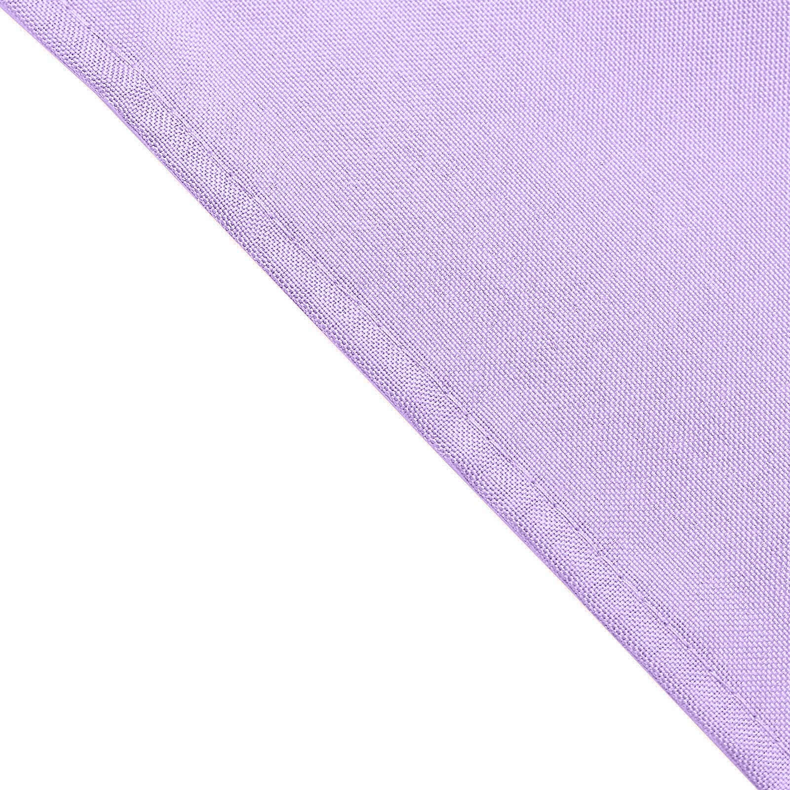 5 Pack Polyester 17"x17" Napkins Lavender Lilac - Durable & Wrinkle Resistant Dinner Napkins - NestOCart